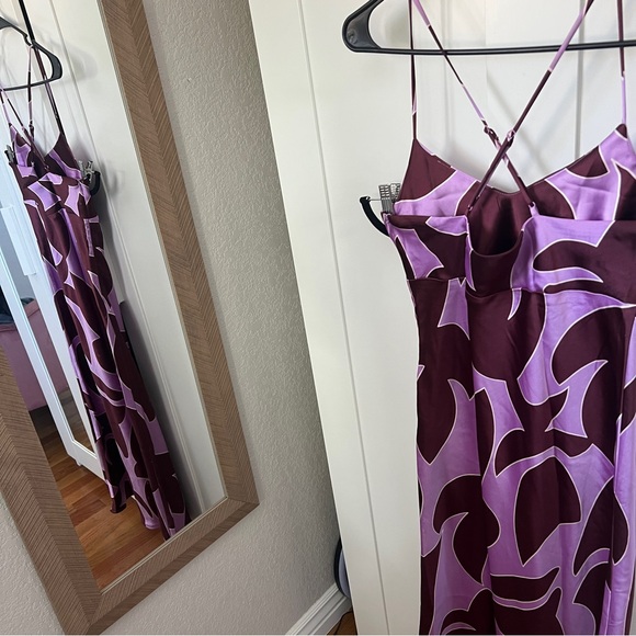 House of Harlow 1960 Satin Midi Dress, Sz M - Picture 4 of 15